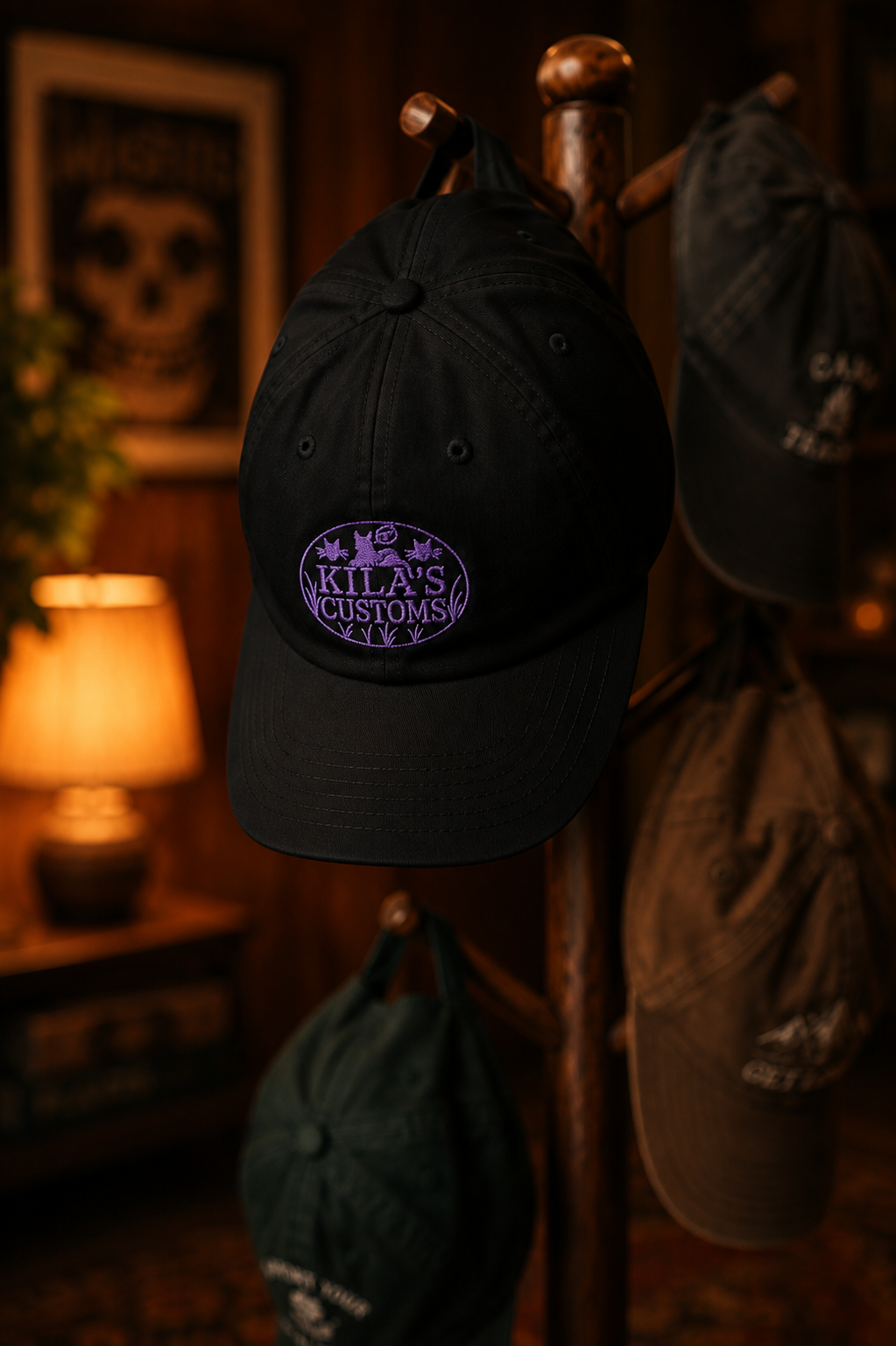 Kila's Kustoms Embroidered & Fitted Baseball Cap