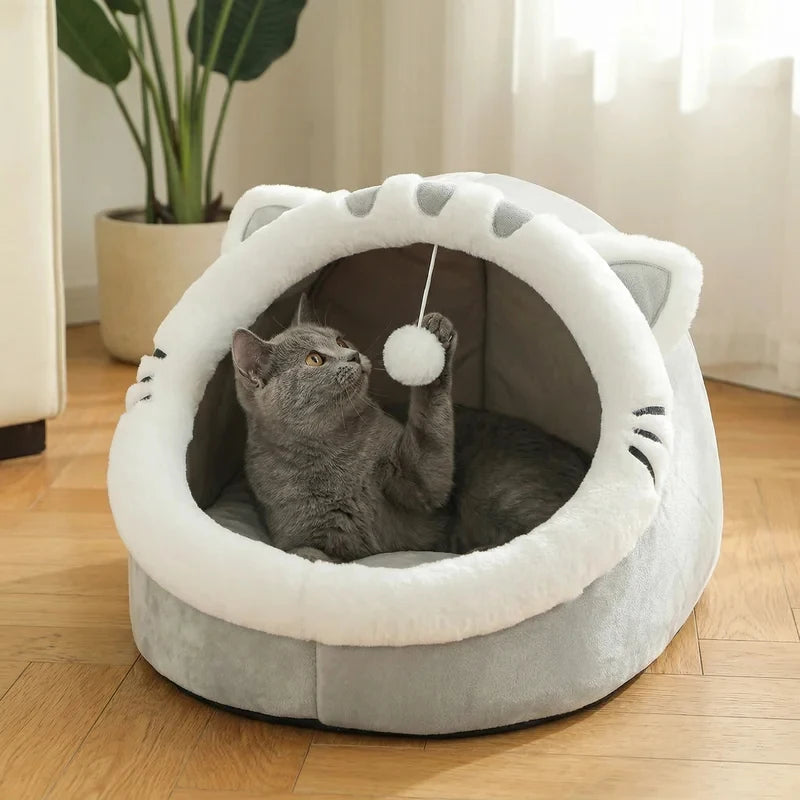 Cat shaped Cat Bed