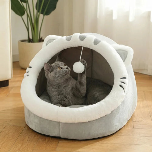 Cat shaped Cat Bed