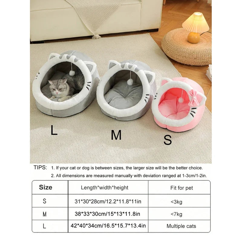 Cat shaped Cat Bed