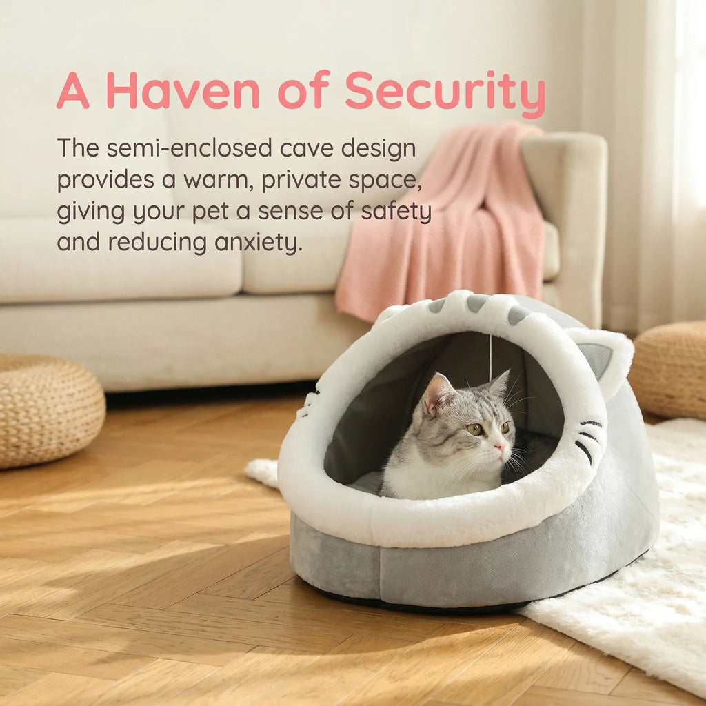 Cat shaped Cat Bed