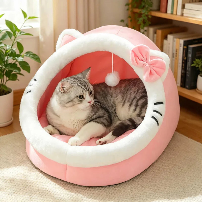 Cat shaped Cat Bed